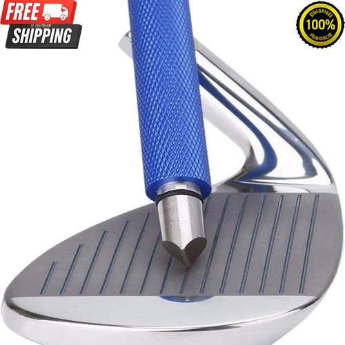 Golf club groove - groove, sharpener