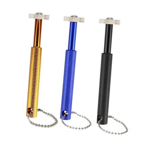 Golf groove sharpener with - sharpener,