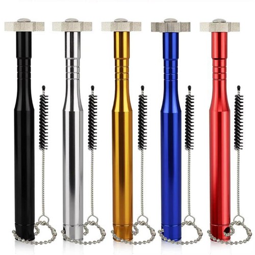 Golf club groove - groove, sharpener